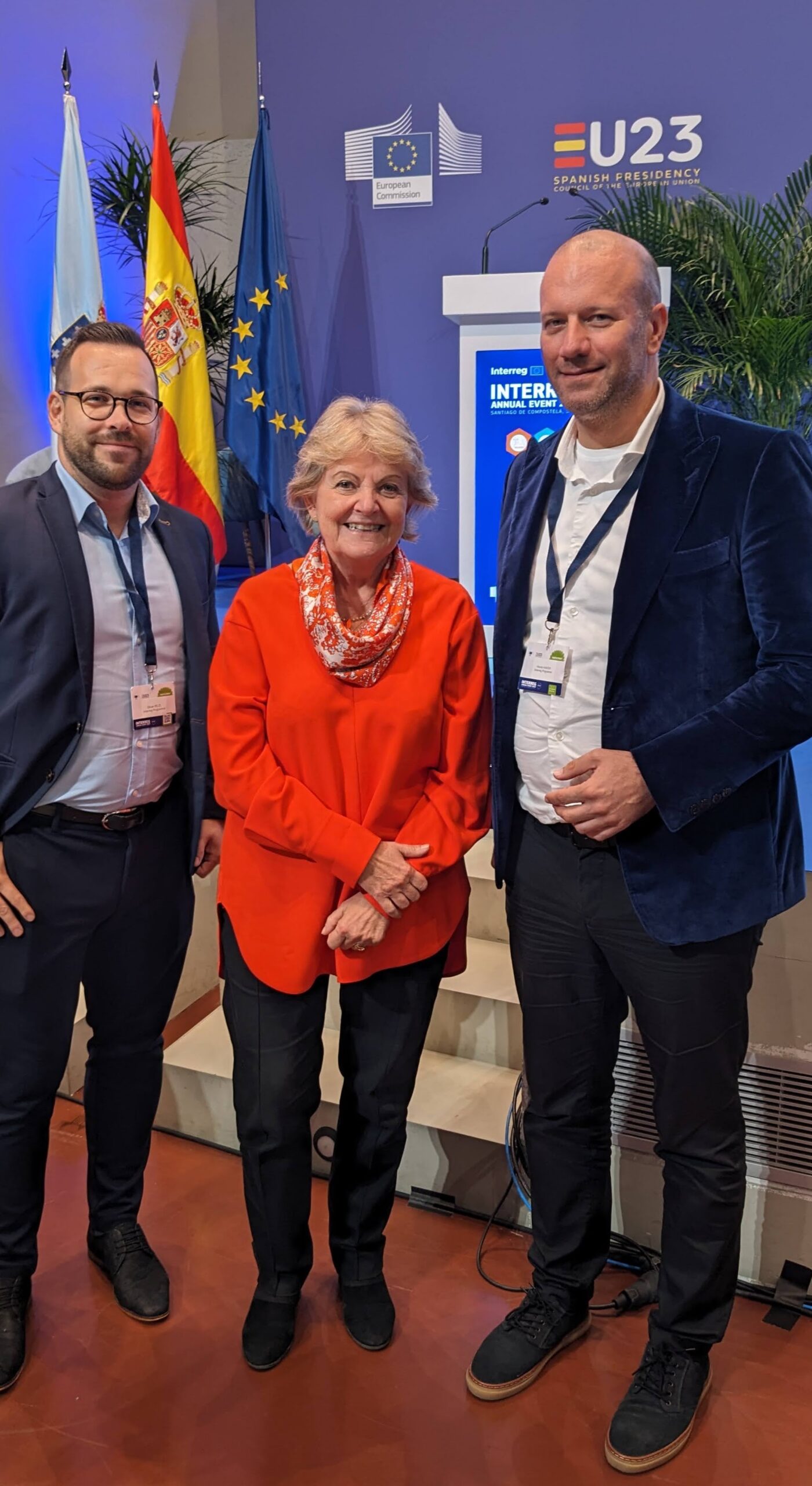 Commissioner At Interreg Annual Event 2023 Interreg CENTRAL EUROPE managing authority meets with Commissioner Ferreira