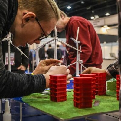Youth learning about the sustainable energy