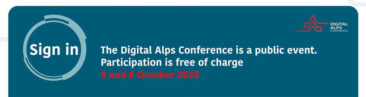 MTAV project at the Digital Alps Conference