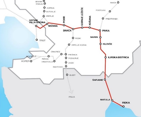 Launching new international rail service between Italy and Croatia, via Slovenia