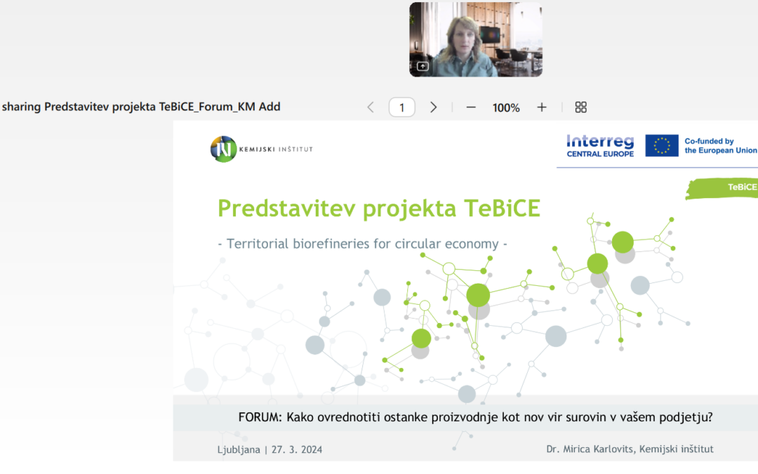 Online forum on use of production residues, Slovenia