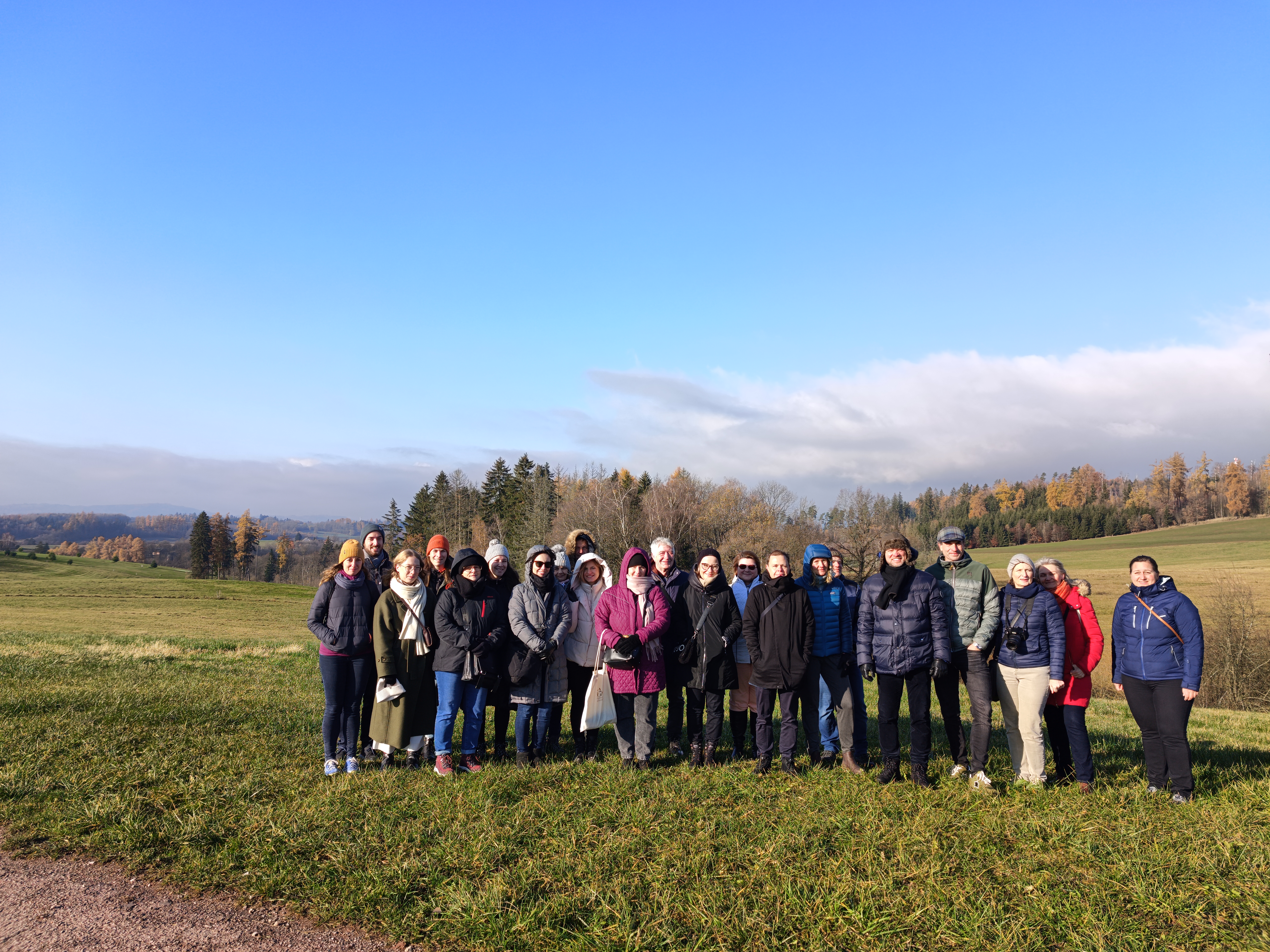 Project team at the study visit in the Sudetes