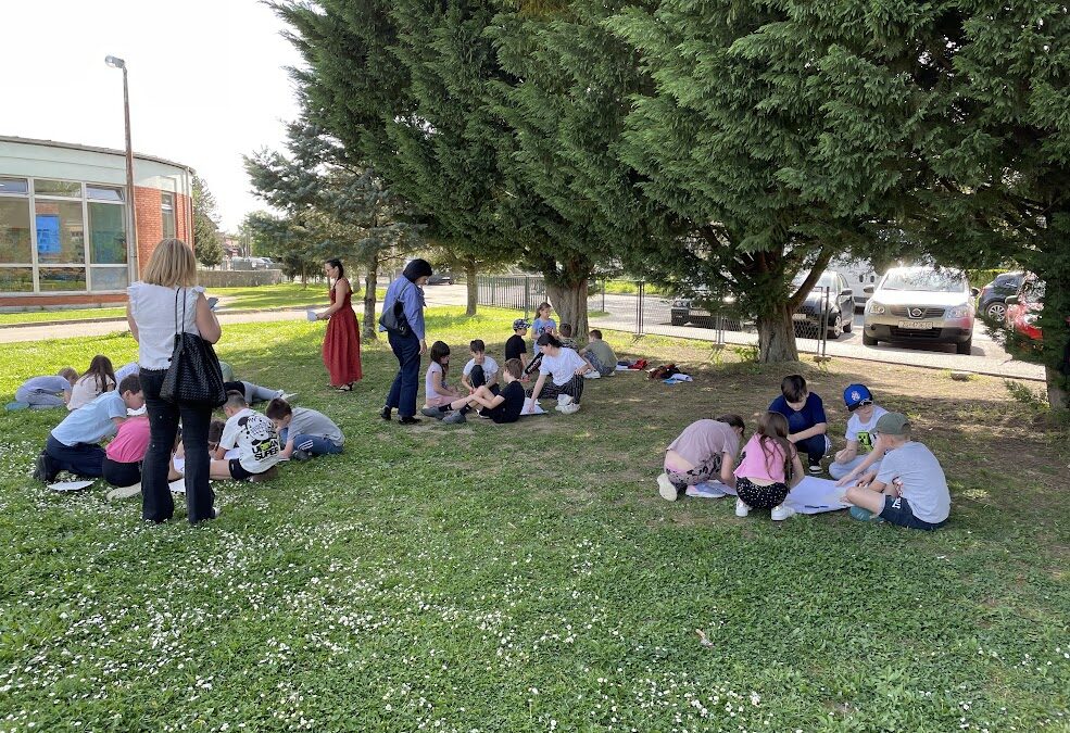 Zagreb engages children and their parents in municipal orchards.