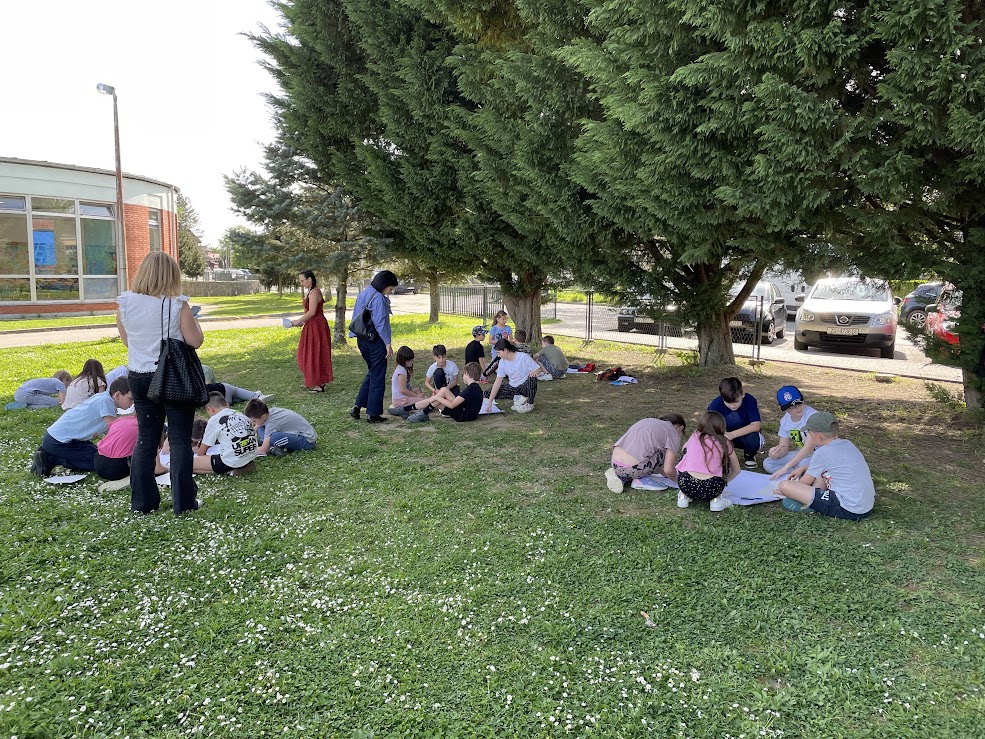 Zagreb engages children and their parents in municipal orchards.