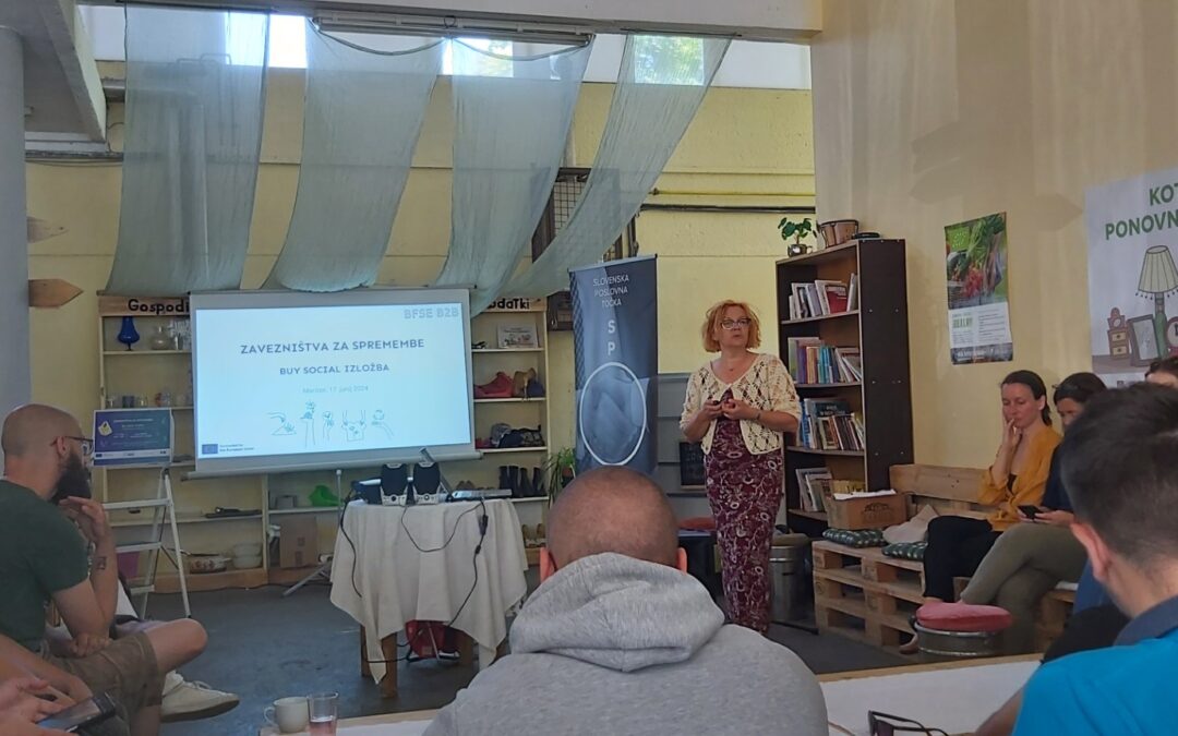 FOOD4CE at the BUYSOCIAL SHOWCASE – SUCCESSFUL STORIES event in Slovenia to foster B2B cooperation between social and traditional enterprises and municipalities