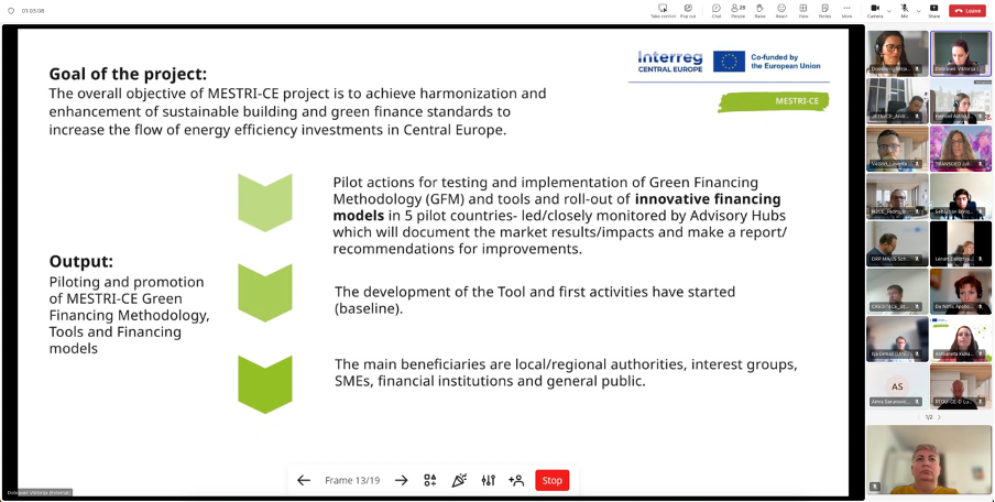 Driving Green Finance Forward: MESTRI-CE Round Table Session