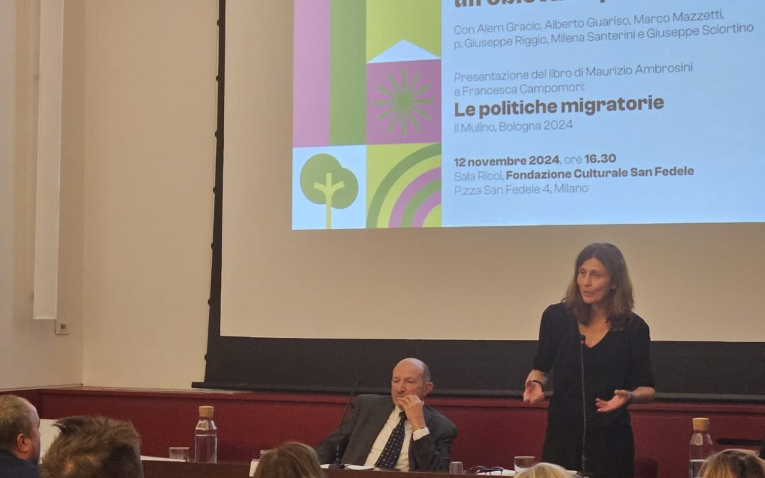 Launch of ‘Le politiche migratorie’ by Francesca Campomori and Maurizio Ambrosini