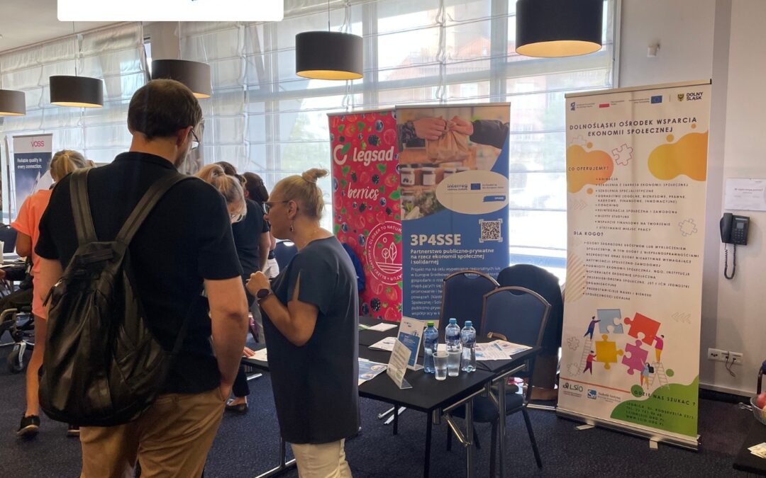 3P4SSE Partners at the Legnica Job Fair: Promoting Social Economy and Local Development