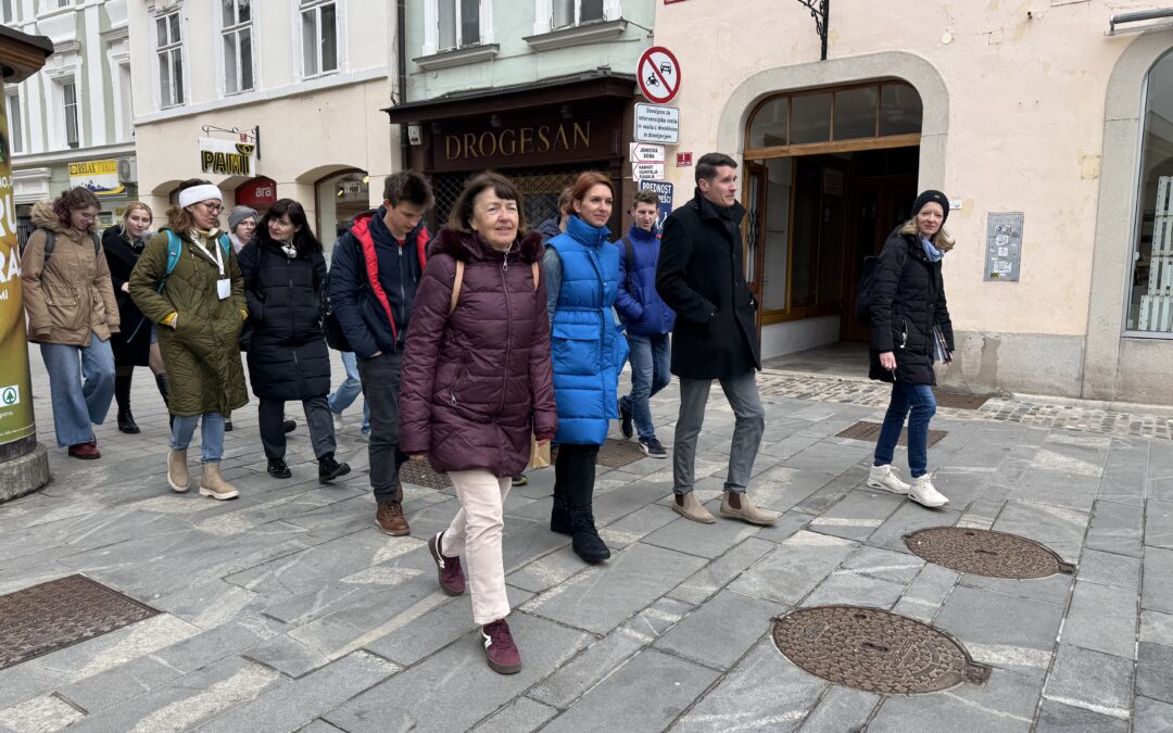 Environmentally-themed urban walk in Kranj (SI)