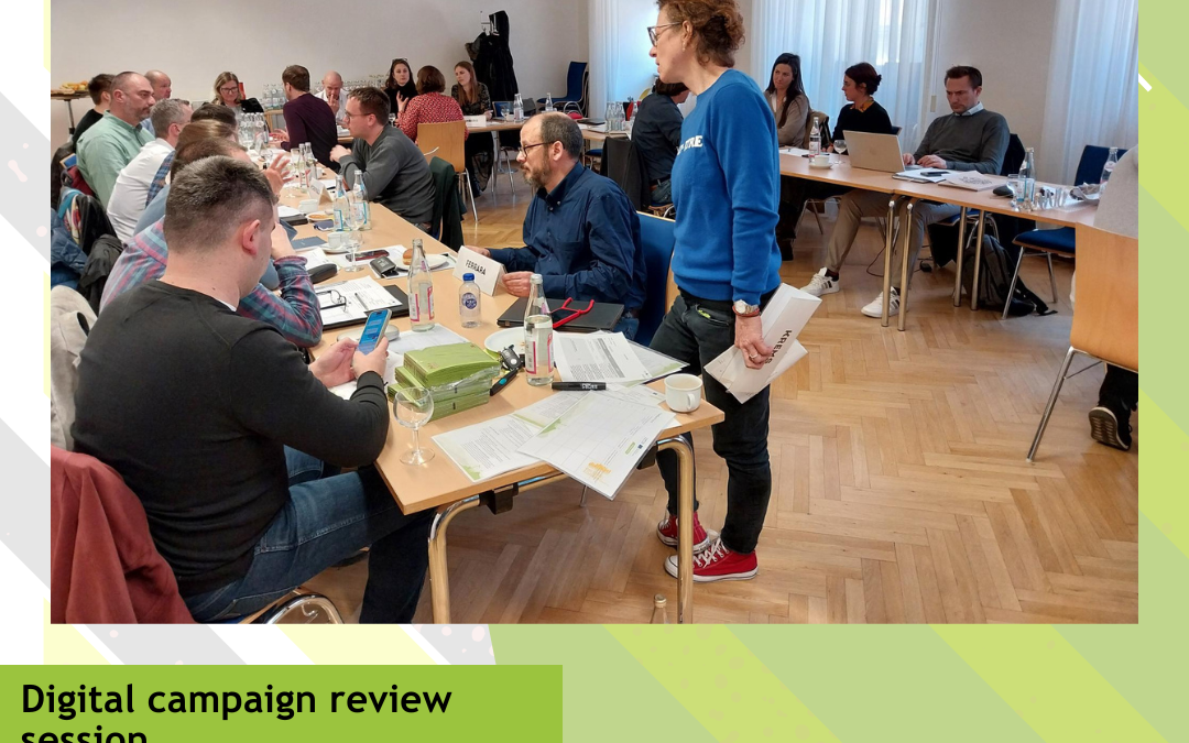 Digital campaign review session