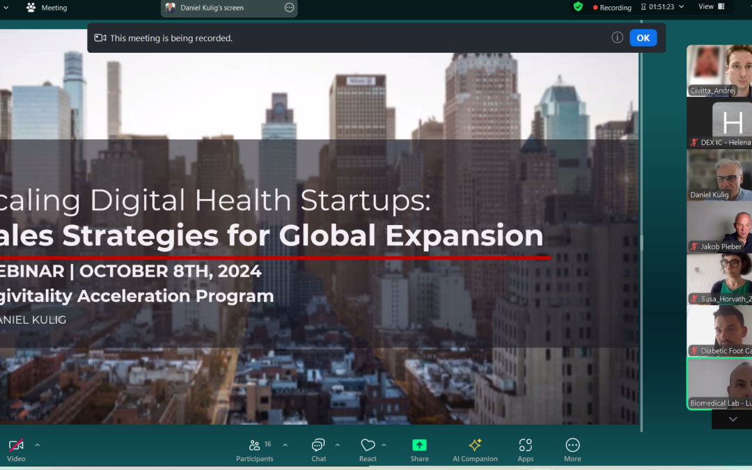 Supporting Startups in Healthcare: Key Takeaways from the DIGIVITALITY Workshops