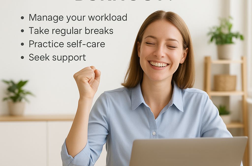 HOW TO AVOID BURNOUT AT WORK?