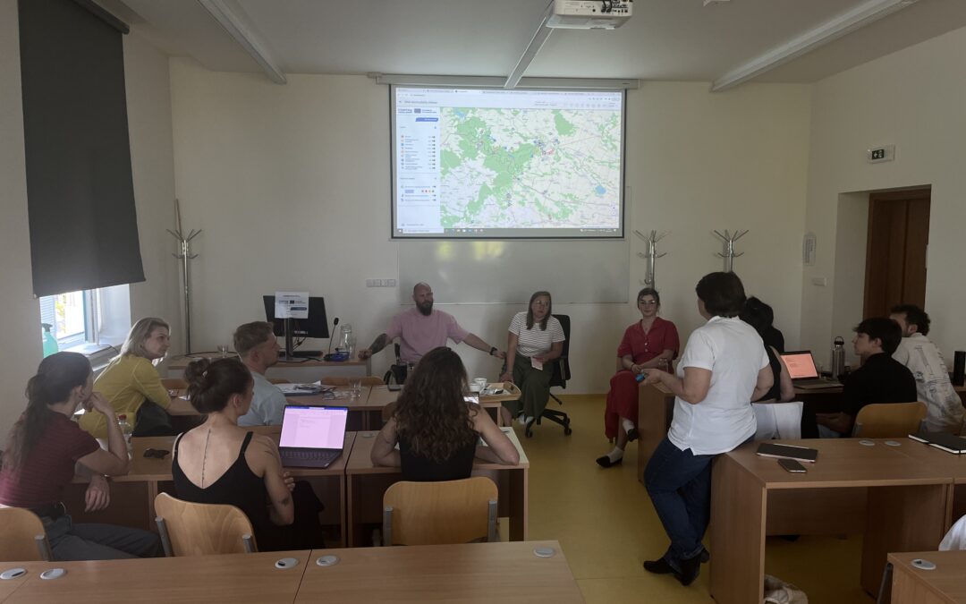 Students from Mendelu working on accessibility of NP Podyjí