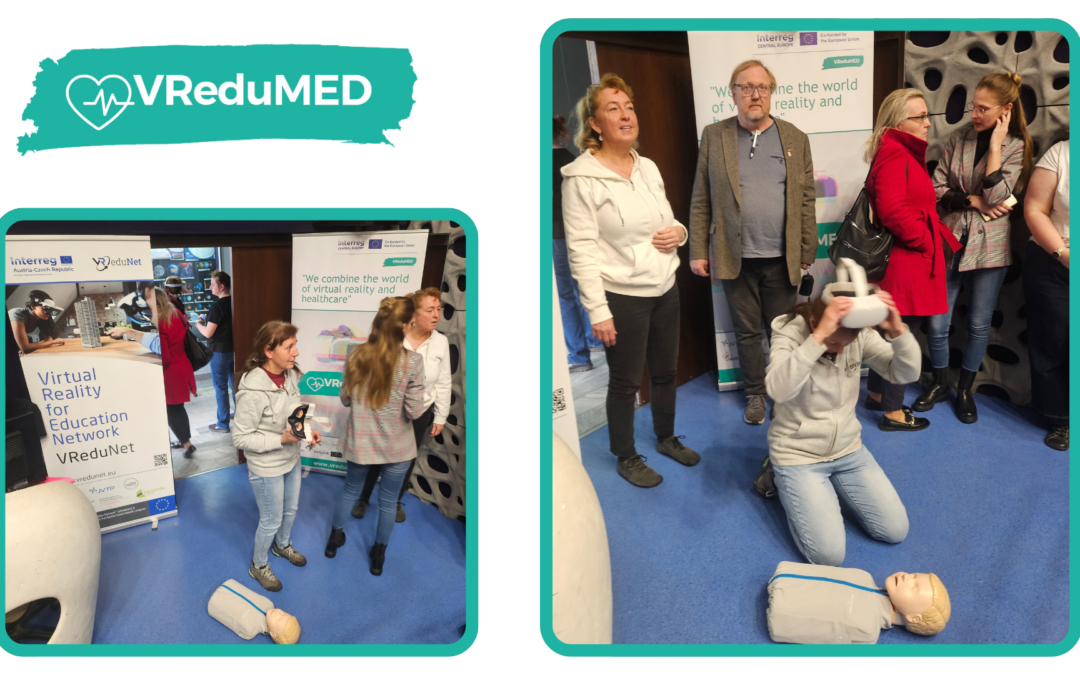 VReduMed project and CRP demo demonstrated on the event of the University of South Bohemia in České Budějovice