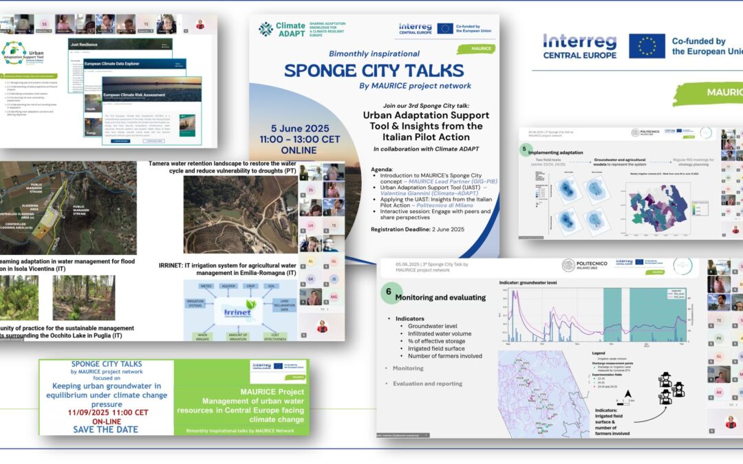 Thank you for joining the 3rd Sponge City Talk – Urban Resilience Tools and Italian Pilot Insights!