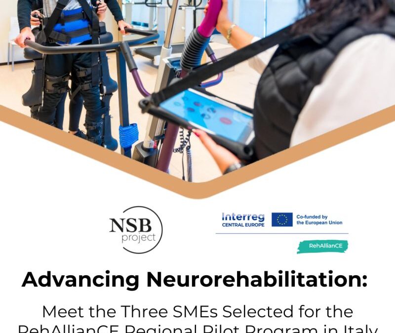 The three SMEs Selected for the RehAllianCE Regional Pilot Program in Italy