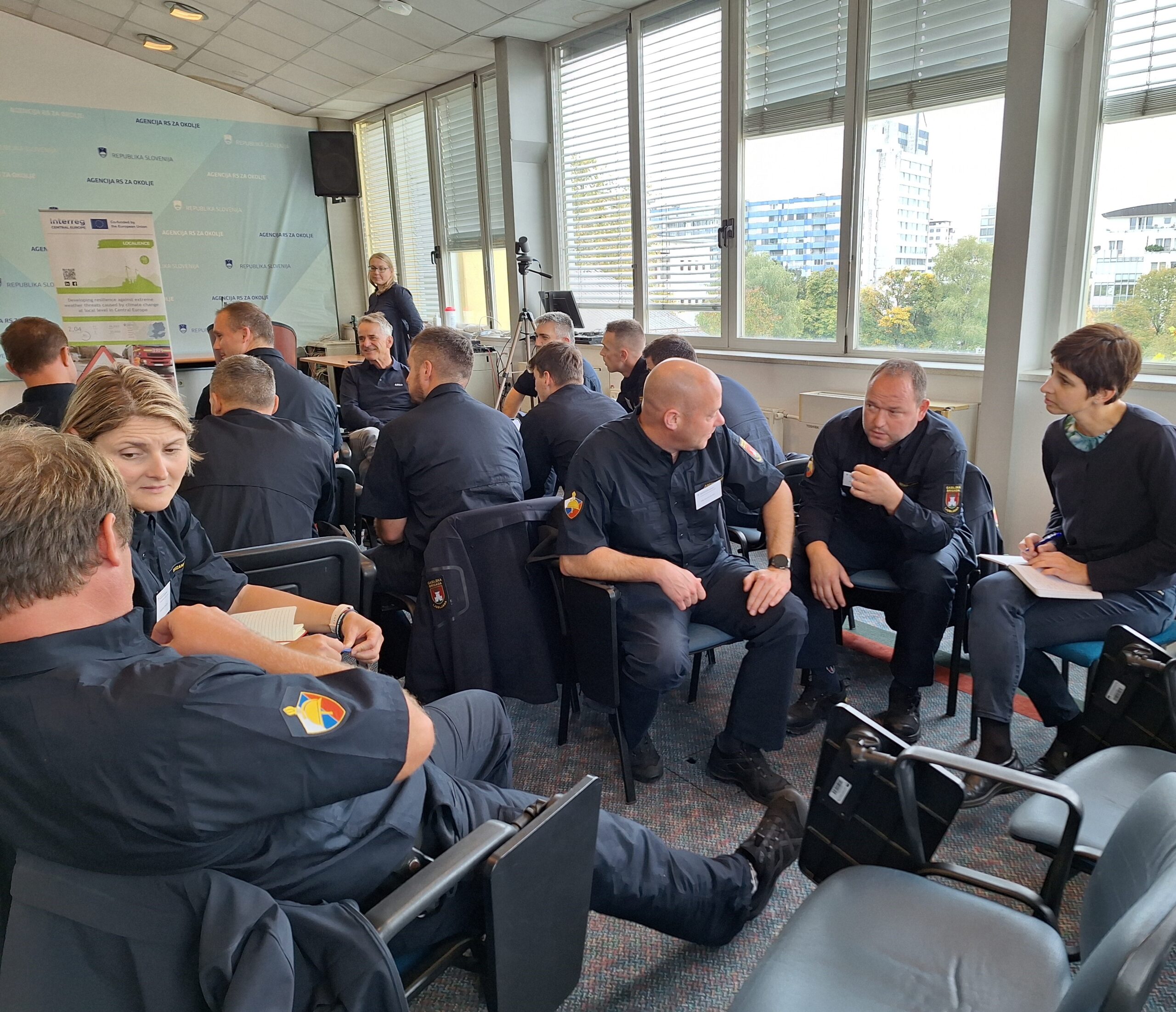 Discussion At The Training On Multi Hazard Events And NBS Event In Slovenia
