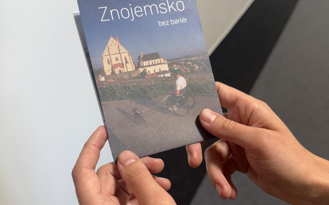 Barrier-free travel map of the Znojmo region, CZ
