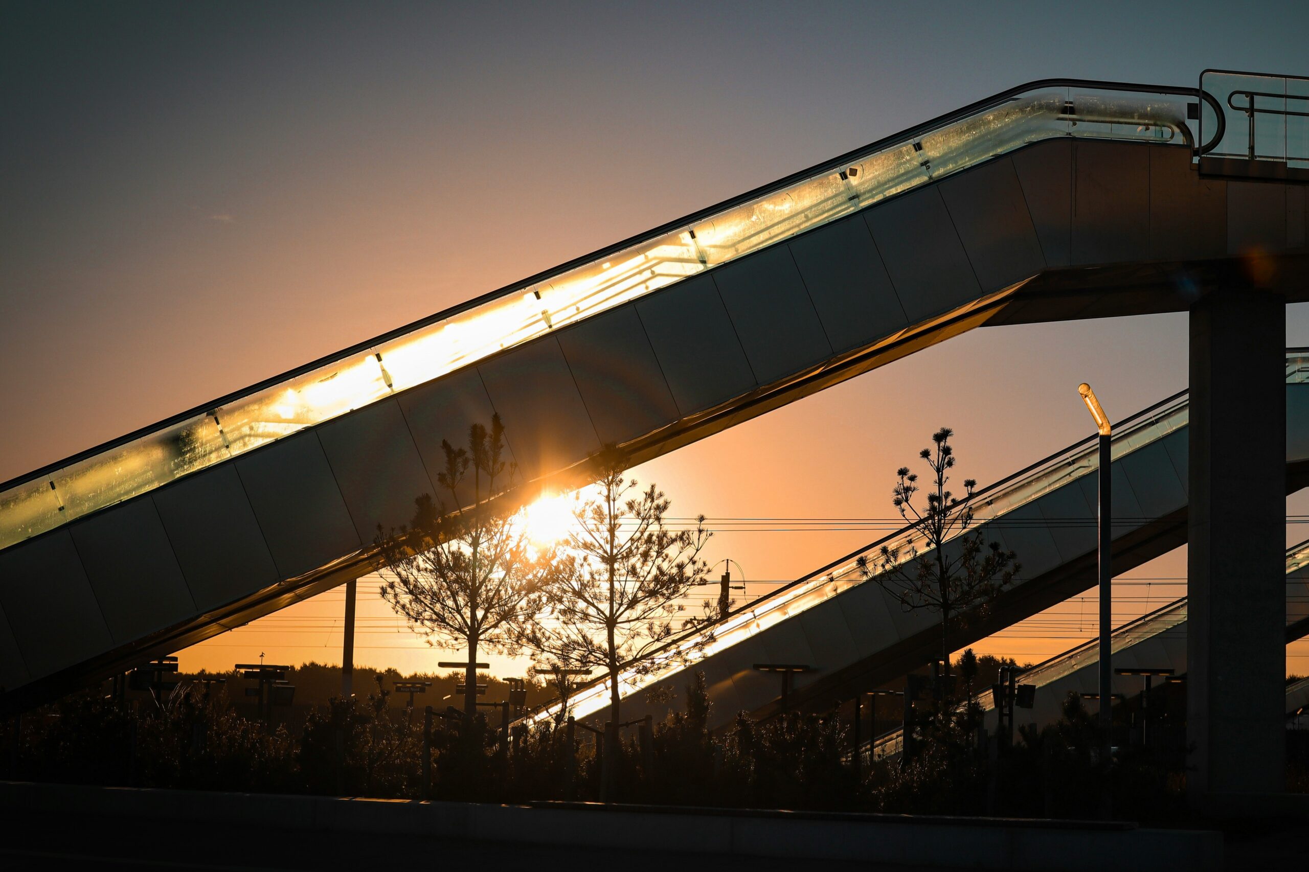 Escalator solar powered