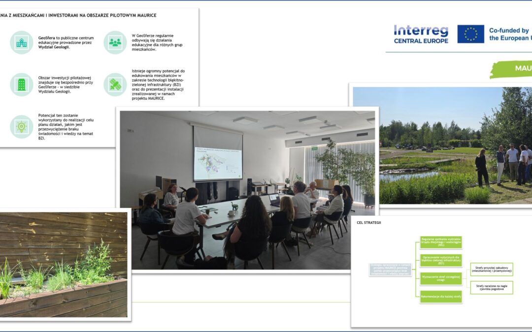 MAURICE project Working Meeting on Sustainable Rainwater Management Strategy in Jaworzno