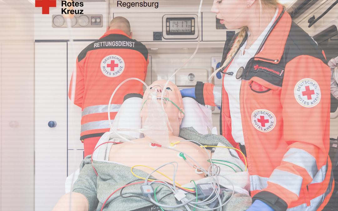 Visit to the simulation center of the Bavarian Red Cross (BRC)