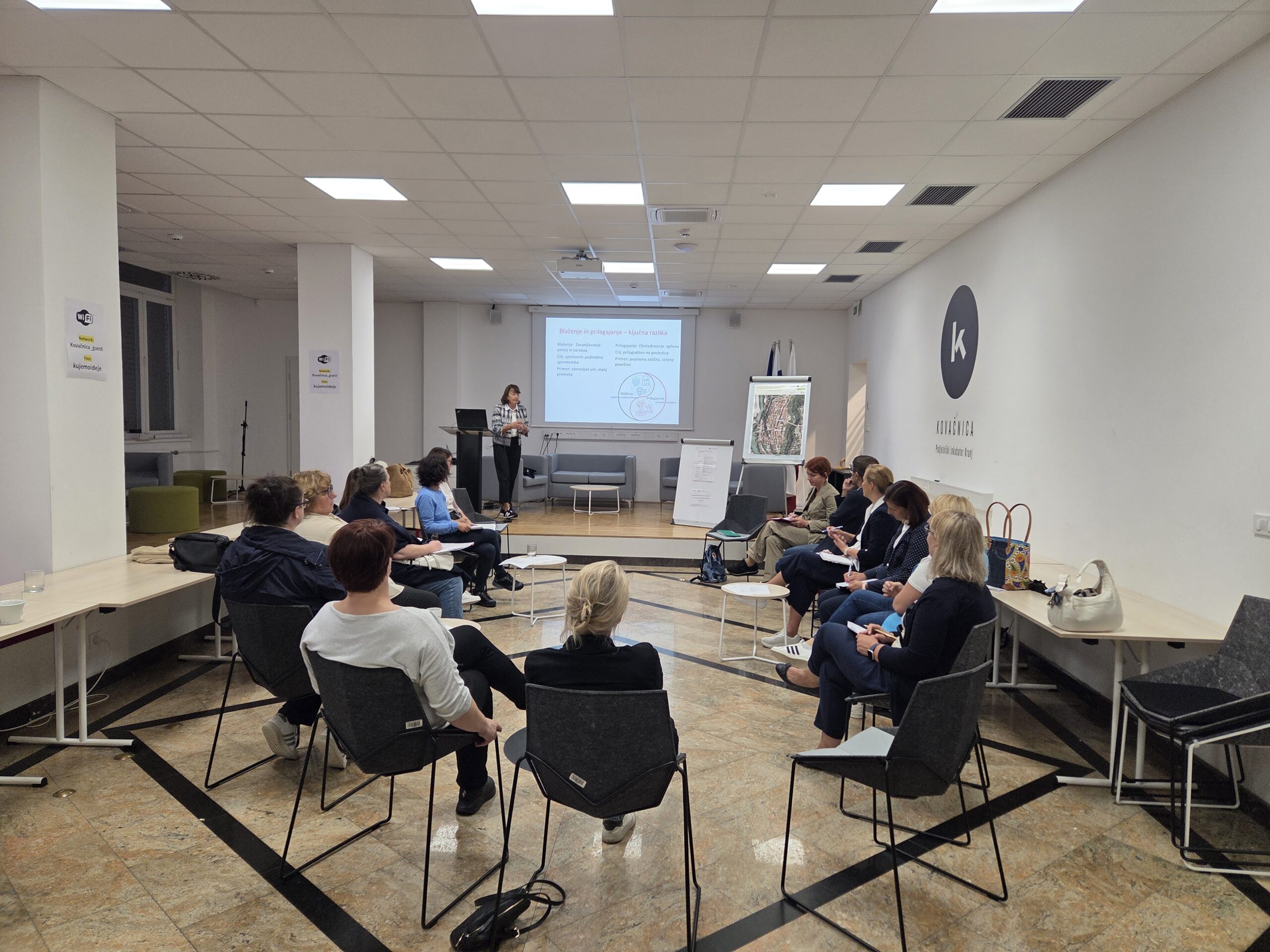 Event dedicated to blue-green infrastructure in Kranj