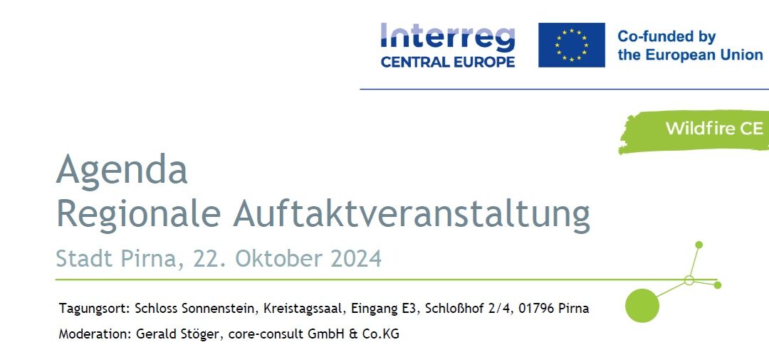 Invitation to the Wildfire CE Regional Kick-Off Event in Saxony