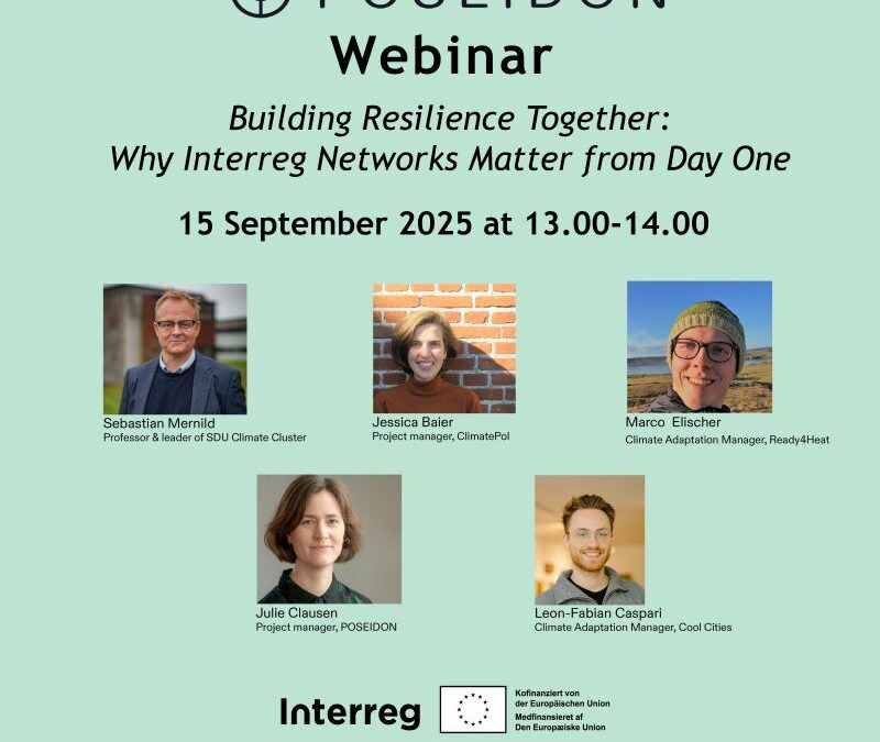 Building Resilience Together: Why Interreg Networks Matter from Day One