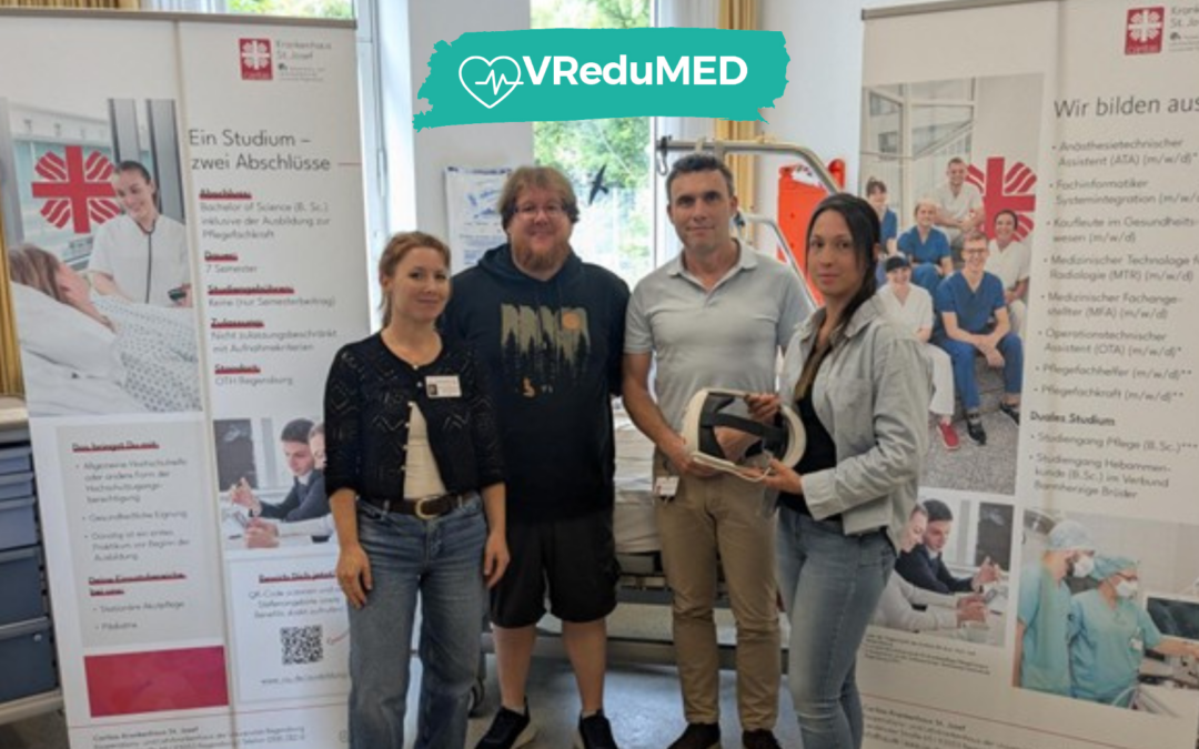 Pilot Launch: VR Headset Lending Program Begins at Nursing Schools – Care Education Trainers from the St. Josef Krankenhaus Regensburg