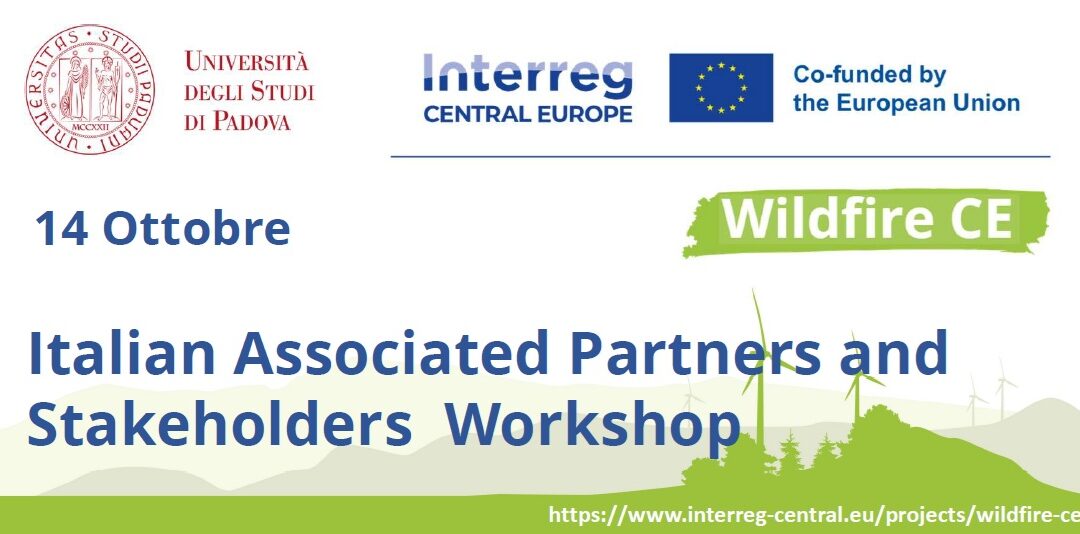 Workshop in Pilot Area Goriška/Friuli (SI/IT): Italian Associated Partners and Stakeholders Workshop