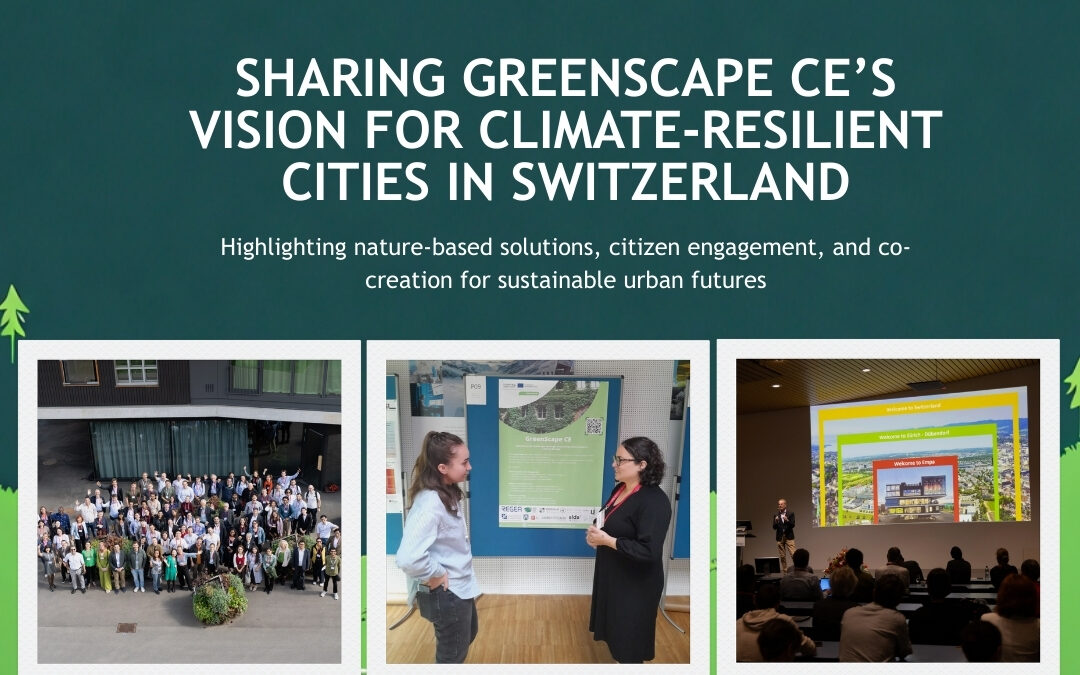 GreenScape CE Showcased at the Urban Futures Symposium in Switzerland