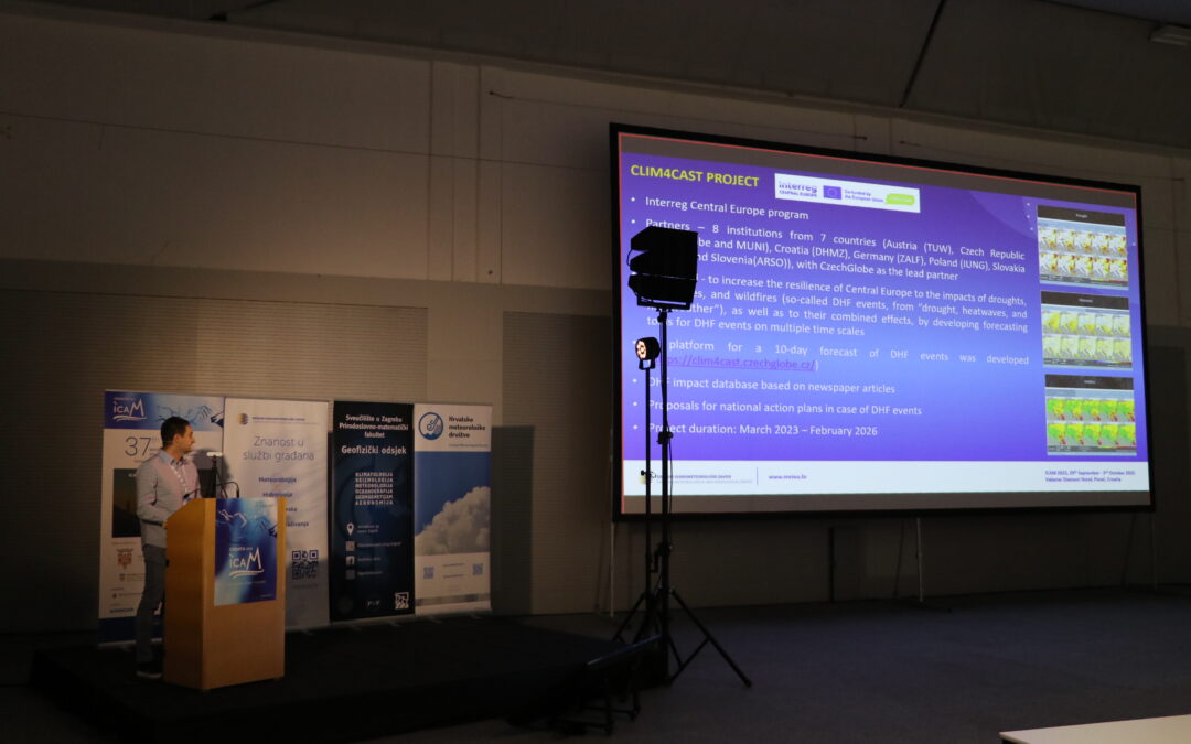 Clim4Cast project presented at ICAM2025 in Poreč, Croatia