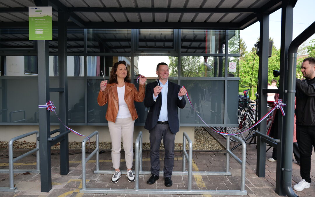 Ljutomer pilots – roadspace transformation and new bicycle parking facilities