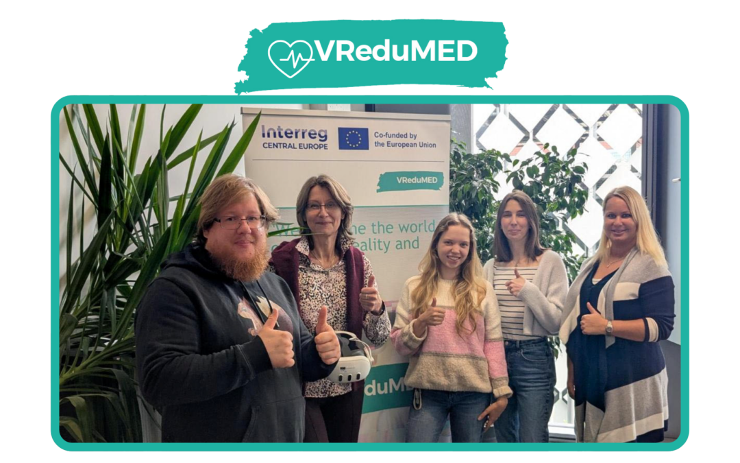 Experiencing VR in Nursing: Ms. Steffen at VReduMED Laboratory for Nursing Research