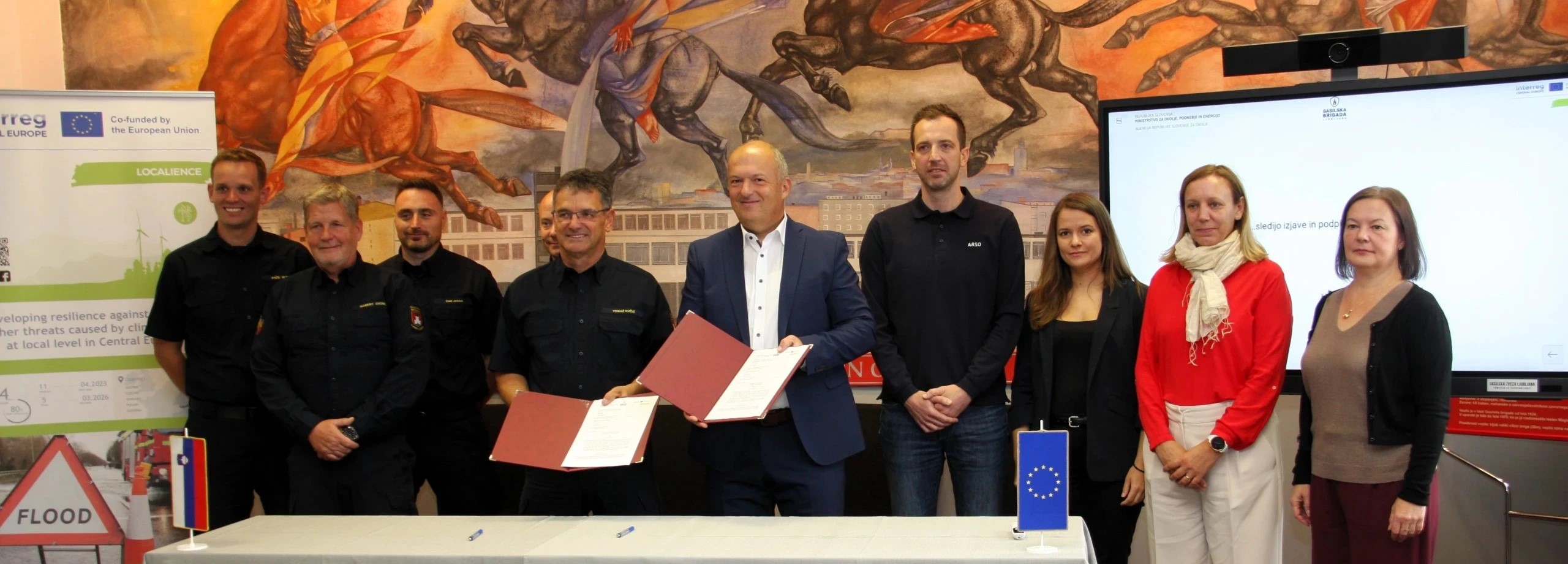 Pilot action - signing the agreement between ARSO and GBL