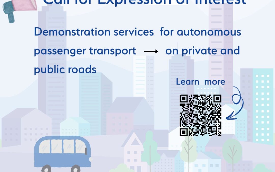 Call for Expression of Interest: Demonstration Services for Autonomous Vehicle Pilots