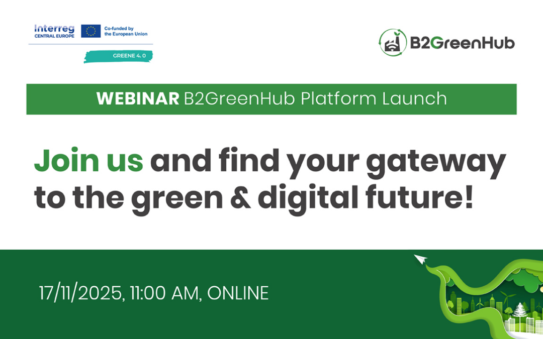 B2GreenHub Launch Webinar