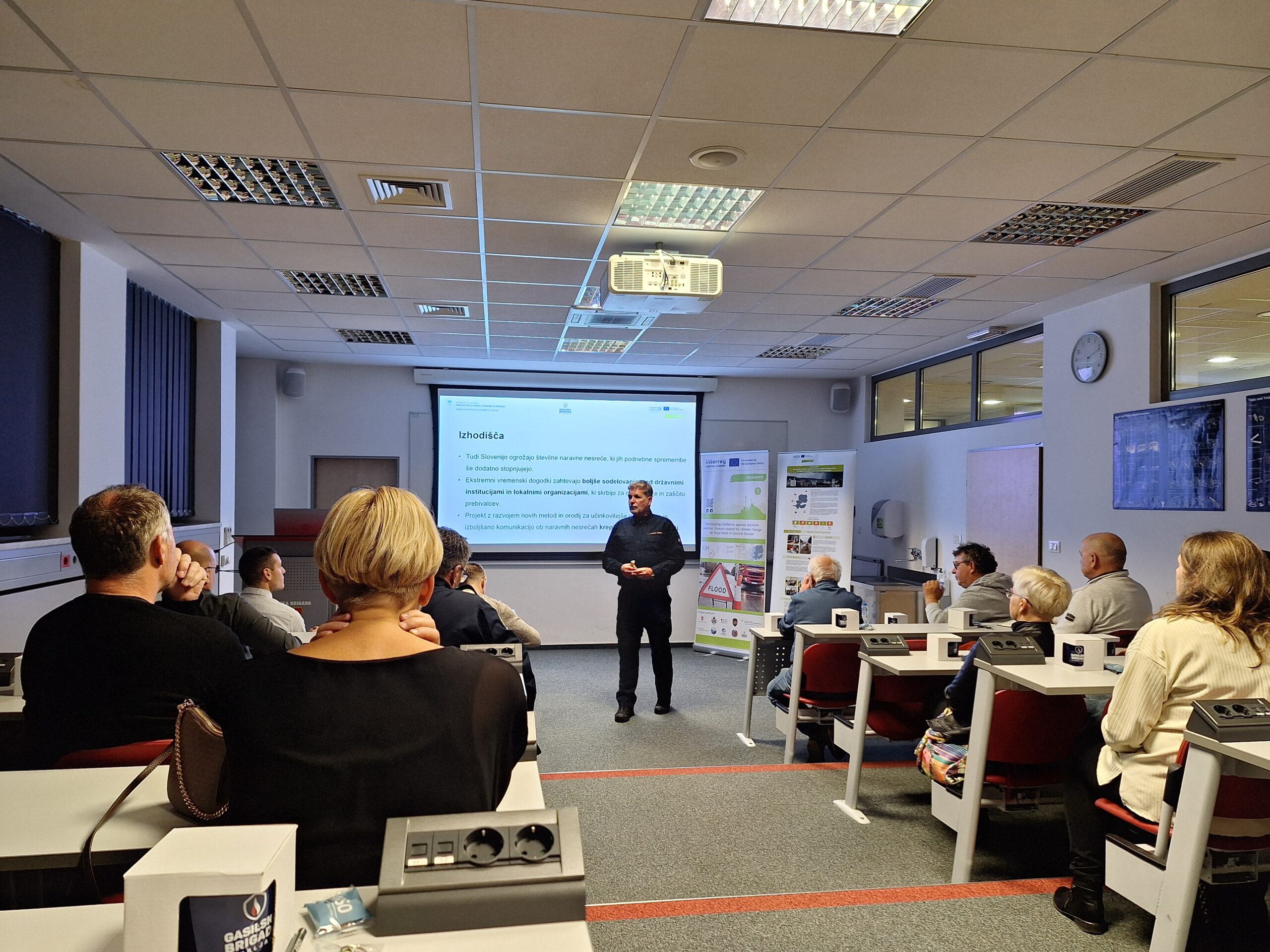 Transfer workshop for city distric communities at Fire Brigade Ljubljana