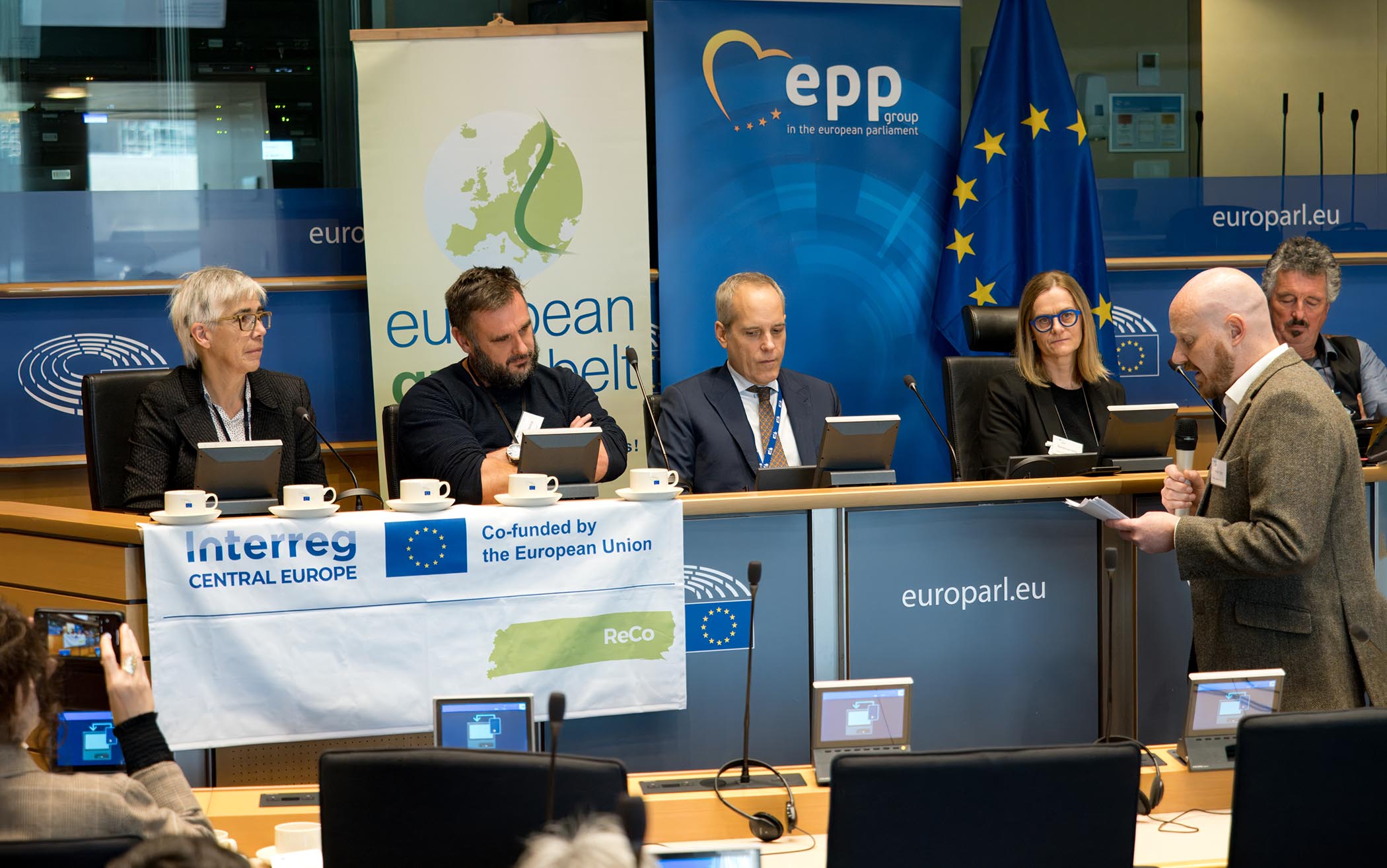 A part of the panel at the ReCo EU Parliament Conference - © Zdeněk Mačát