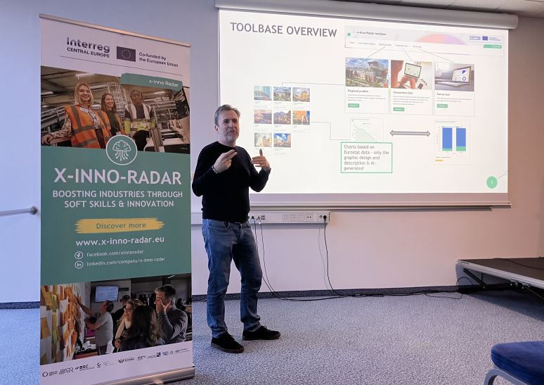 The x-Inno toolbase was launched at the 3rd partner meeting in Kranjska Gora (November 25)