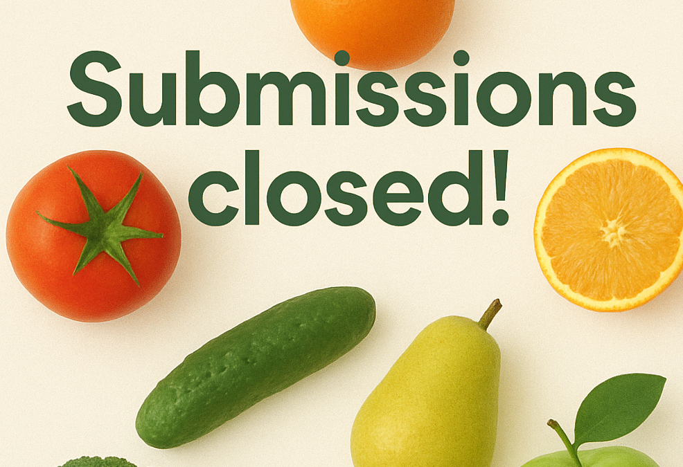 Sumbissions Closed!