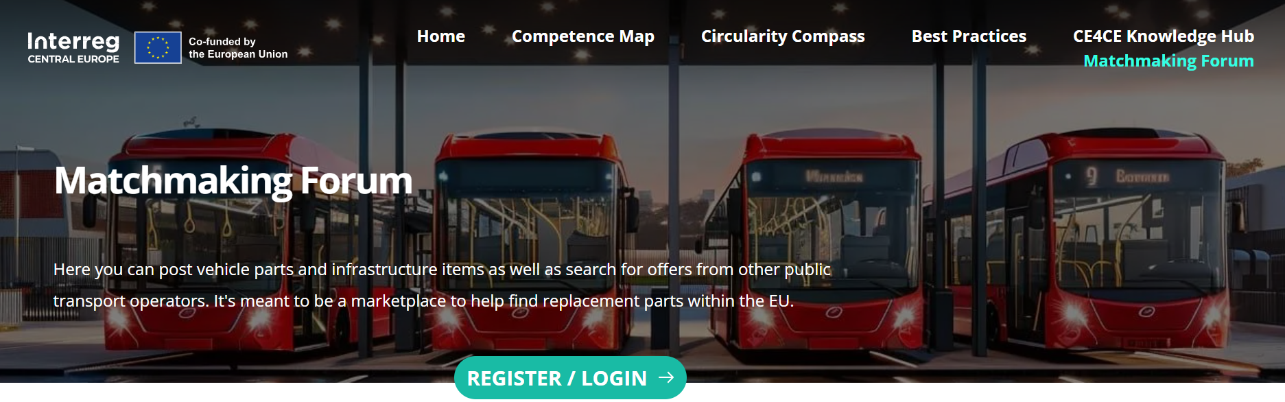 Matchmaking forum prinstcreen, source: https://circularity4publictransport.eu/matchmaking-forum/