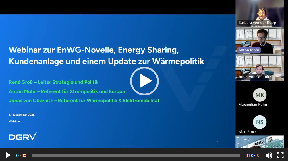 Online information event on legal changes in Germany