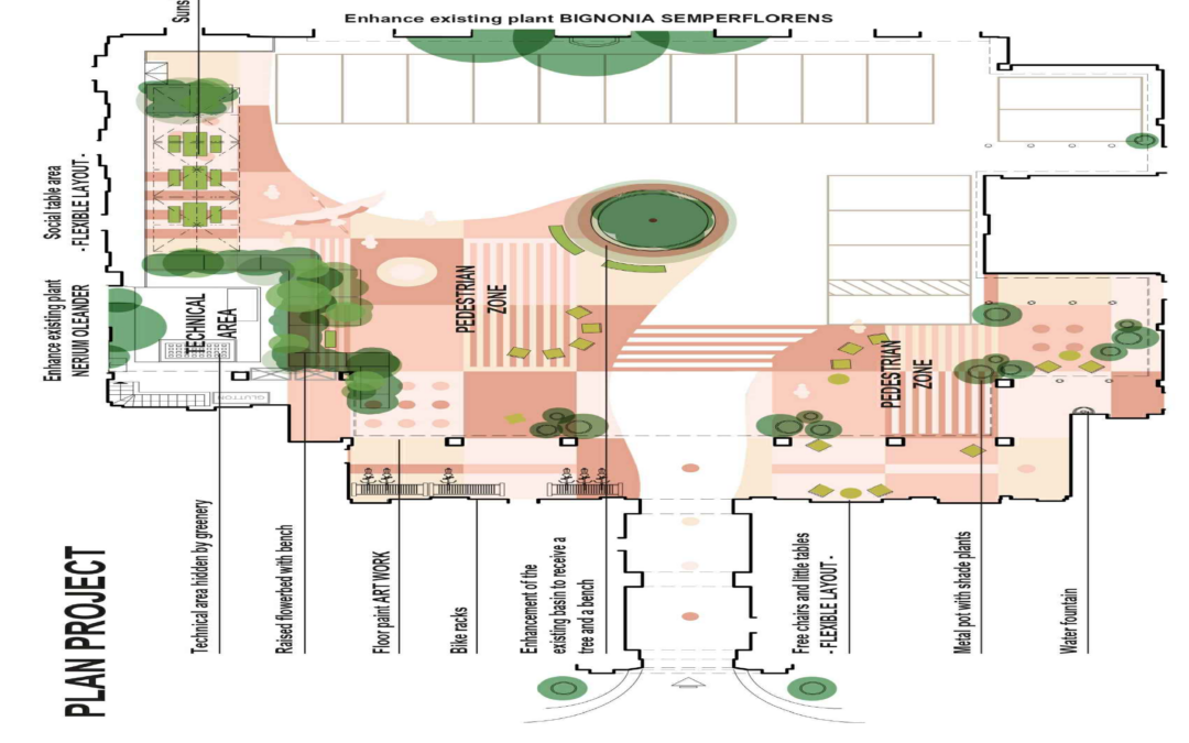 The courtyard revitalisation project in Pinerolo has been approved