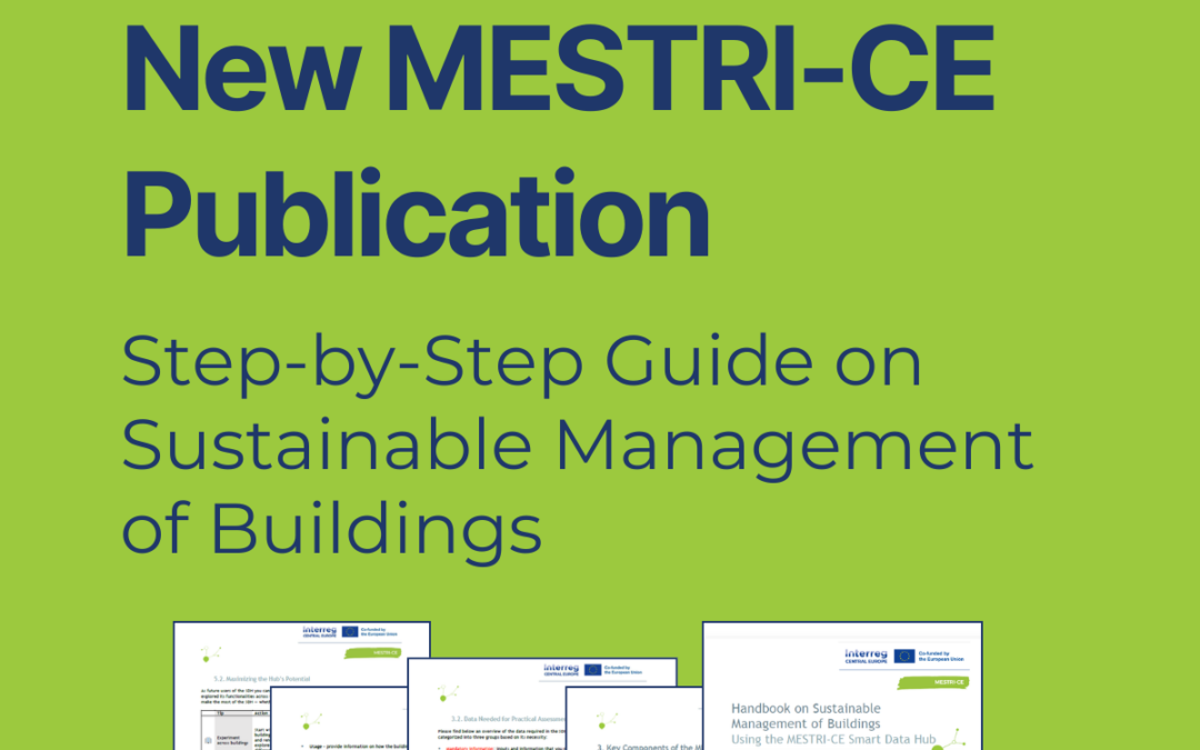 Step-by-step guide on Sustainable Management of Buildings is now publicly available