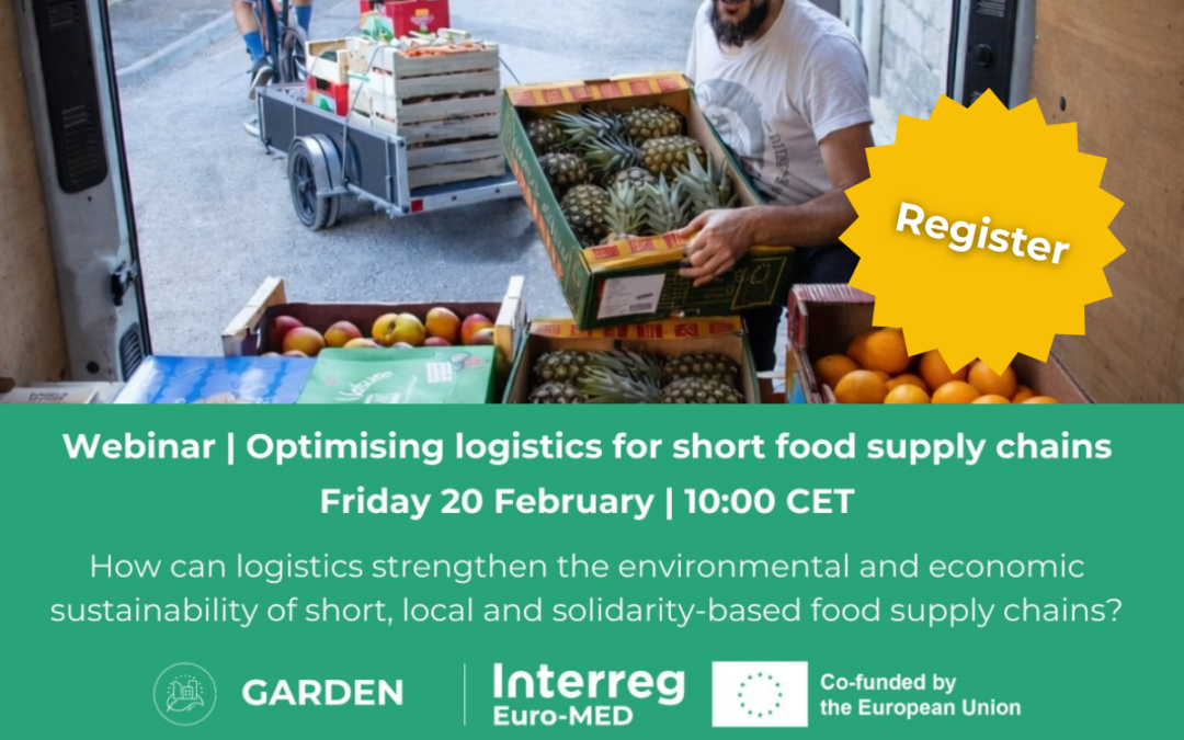 European webinar “Optimising Logistics for Short Food Supply Chains – How can logistics strengthen the environmental and economic sustainability of short, local and solidarity-based food supply chains?”