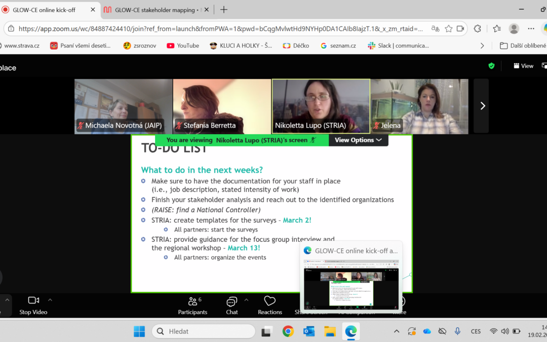 GLOW-CE Online Kick-off Meeting