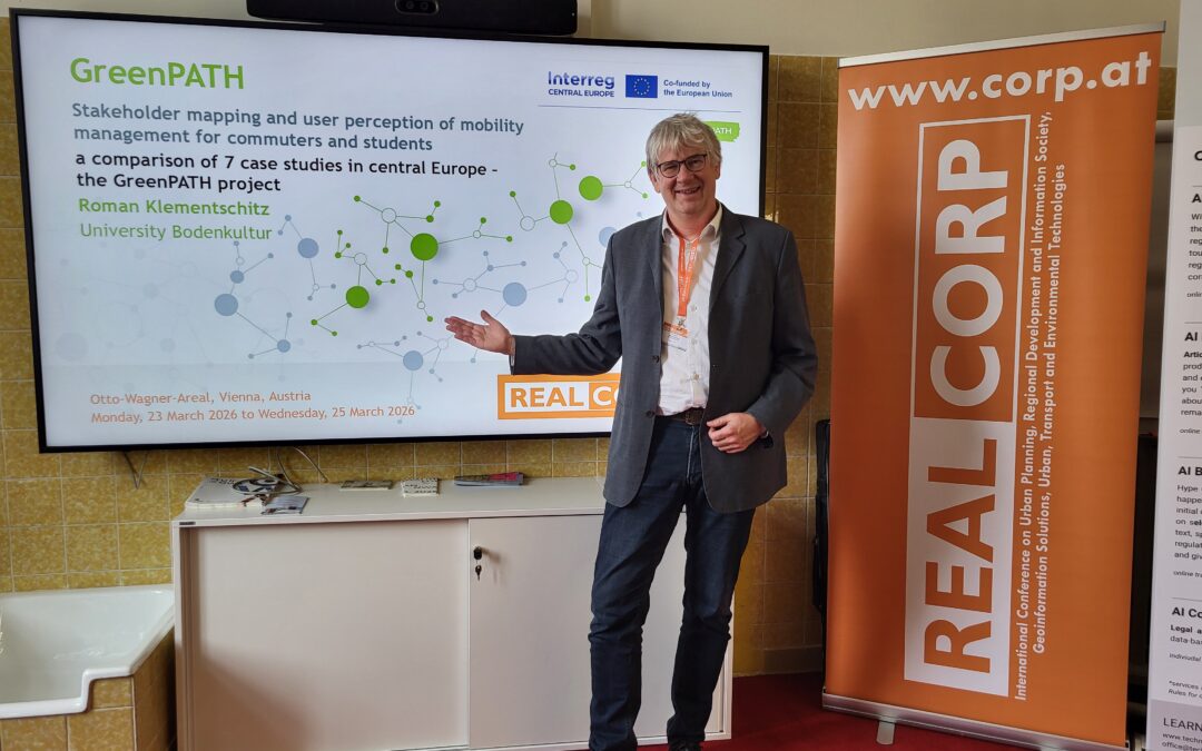 GreenPATH at REAL CORP 2026: new insights on mobility behaviour and stakeholder engagement