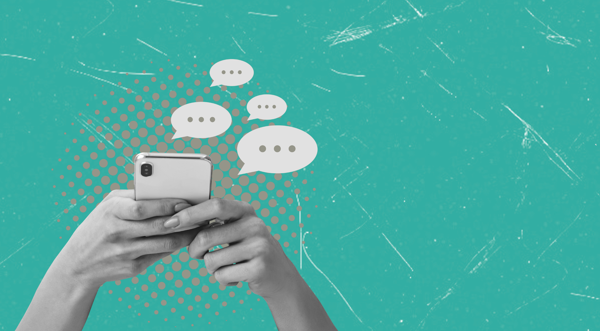 Hands Holding A Smartphone