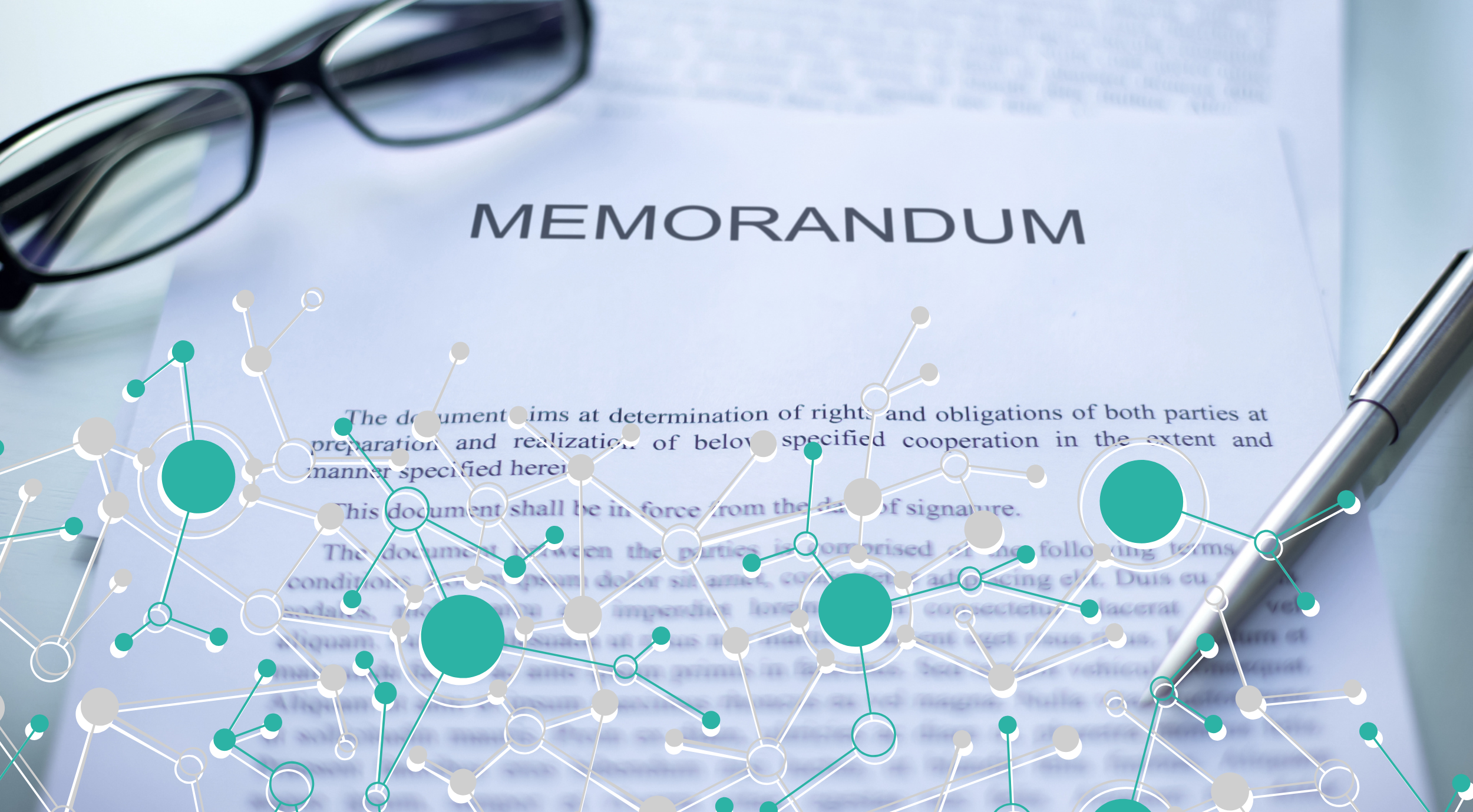 Memorandum Lying On Table